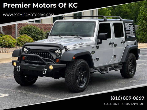 2012 Jeep Wrangler Unlimited for sale at Premier Motors of KC in Kansas City MO