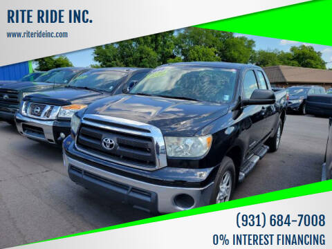 2011 Toyota Tundra for sale at RITE RIDE INC. - Rite Ride Inc 2 in Shelbyville TN