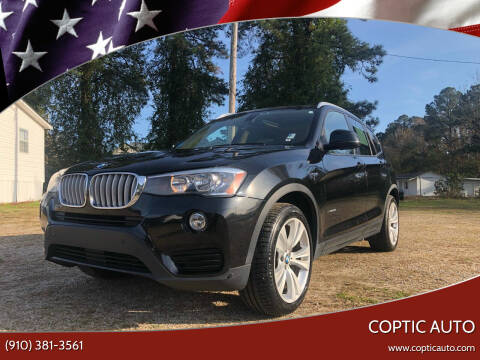 2015 BMW X3 for sale at Coptic Auto in Wilson NC