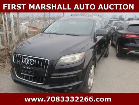 2013 Audi Q7 for sale at First Marshall Auto Auction in Harvey IL