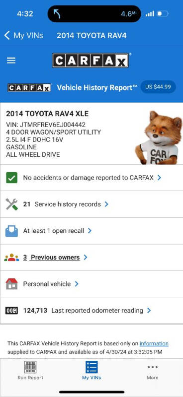 2014 Toyota RAV4 XLE photo 14