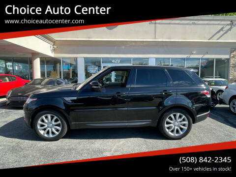 2016 Land Rover Range Rover Sport for sale at Choice Auto Center in Shrewsbury MA