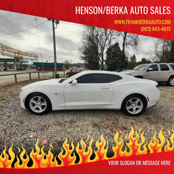 2016 Chevrolet Camaro for sale at HENSON/BERKA AUTO SALES in Gilmer TX