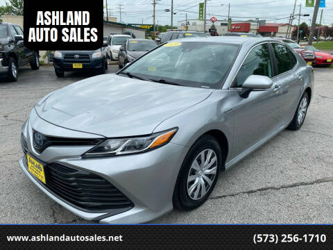 2019 Toyota Camry Hybrid for sale at ASHLAND AUTO SALES in Columbia MO
