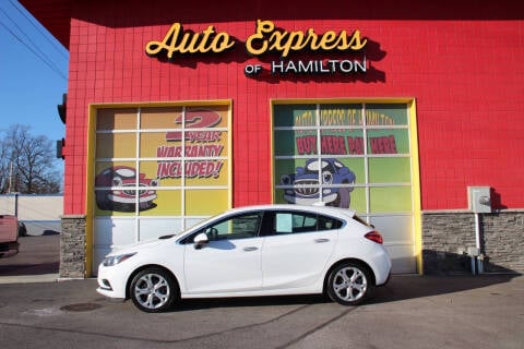 2017 Chevrolet Cruze for sale at AUTO EXPRESS OF HAMILTON LLC in Hamilton OH