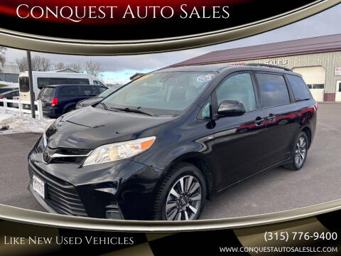 2019 Toyota Sienna for sale at Conquest Auto Sales in Port Byron NY