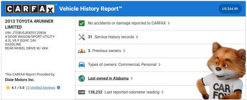 2013 Toyota 4Runner SR5