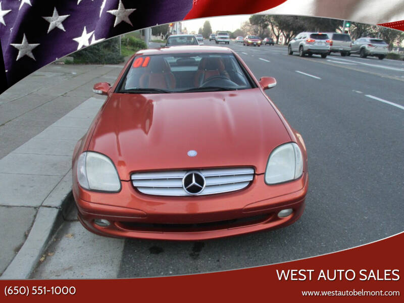 2001 Mercedes-Benz SLK for sale at West Auto Sales in Belmont CA