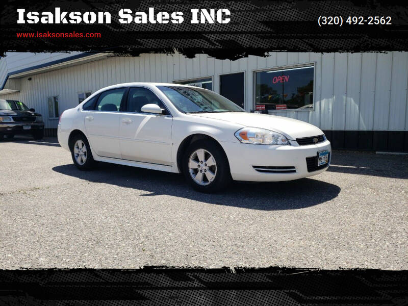 2009 Chevrolet Impala for sale at Isakson Sales INC in Waite Park MN