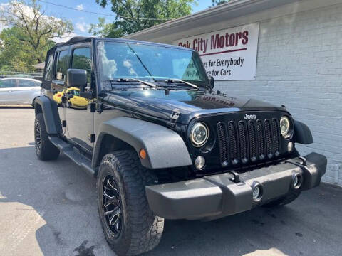 2016 Jeep Wrangler Unlimited for sale at Oak City Motors in Garner NC