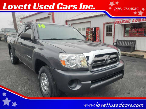 2010 Toyota Tacoma for sale at Lovett Used Cars Inc. in Spencer IN