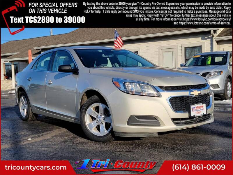 2015 Chevrolet Malibu for sale at Tri-County Pre-Owned Superstore in Reynoldsburg OH