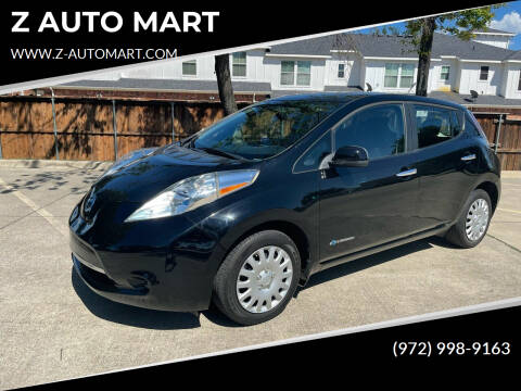 2013 Nissan LEAF for sale at Z AUTO MART in Lewisville TX