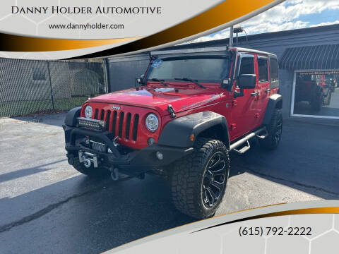 2015 Jeep Wrangler Unlimited for sale at Danny Holder Automotive in Ashland City TN