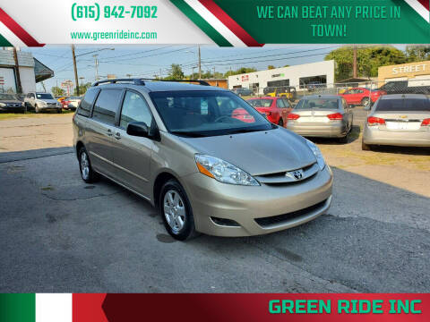 2010 Toyota Sienna for sale at Green Ride Inc in Nashville TN