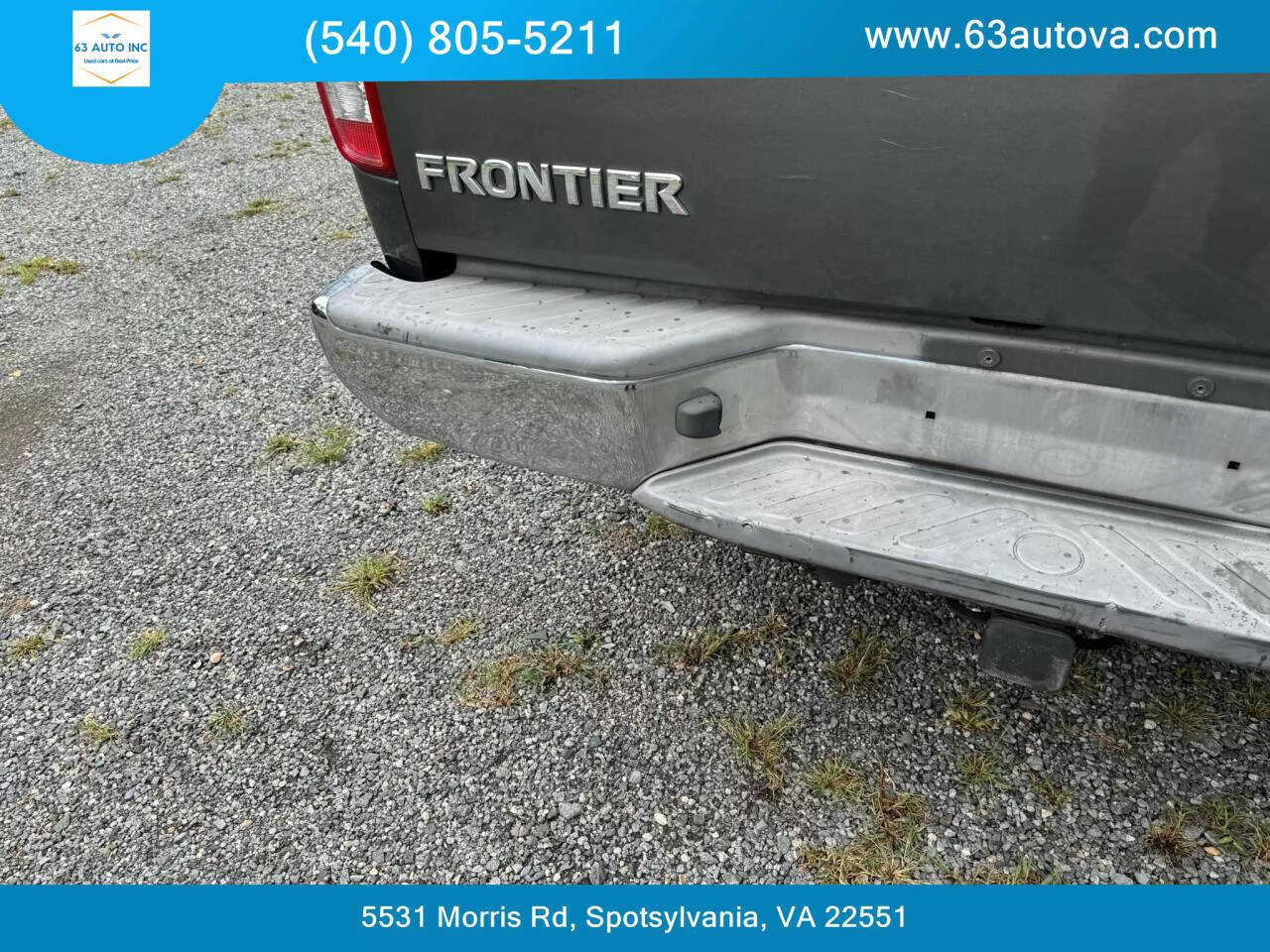 2007 Nissan Frontier for sale at 63 Auto Inc in Spotsylvania, VA