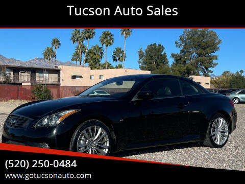 2014 Infiniti Q60 Convertible for sale at Tucson Auto Sales in Tucson AZ