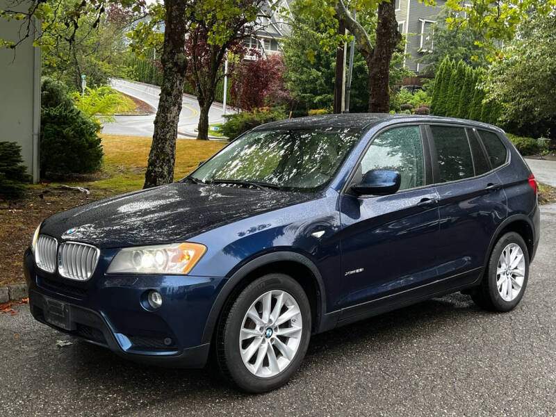 Used 2013 BMW X3 xDrive28i with VIN 5UXWX9C57D0A29634 for sale in Kirkland, WA