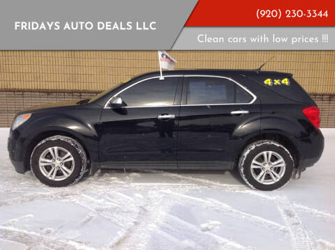 2012 Chevrolet Equinox for sale at Fridays Auto Deals LLC in Oshkosh WI