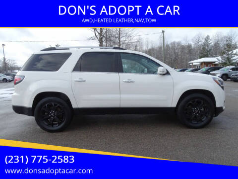2014 GMC Acadia for sale at DON'S ADOPT A CAR in Cadillac MI