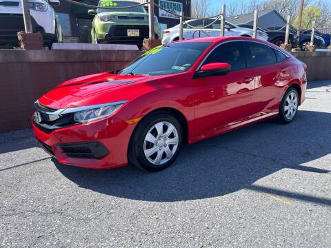 2017 Honda Civic for sale at WORKMAN AUTO INC in Bellefonte PA