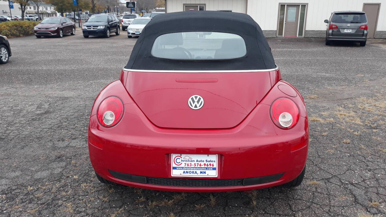 2008 Volkswagen New Beetle Convertible for sale at CHRISTIAN AUTO SALES in Anoka, MN