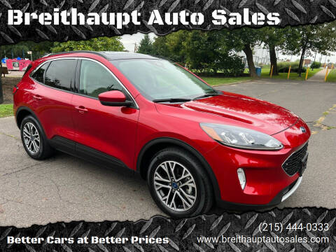 2020 Ford Escape for sale at Breithaupt Auto Sales in Hatboro PA