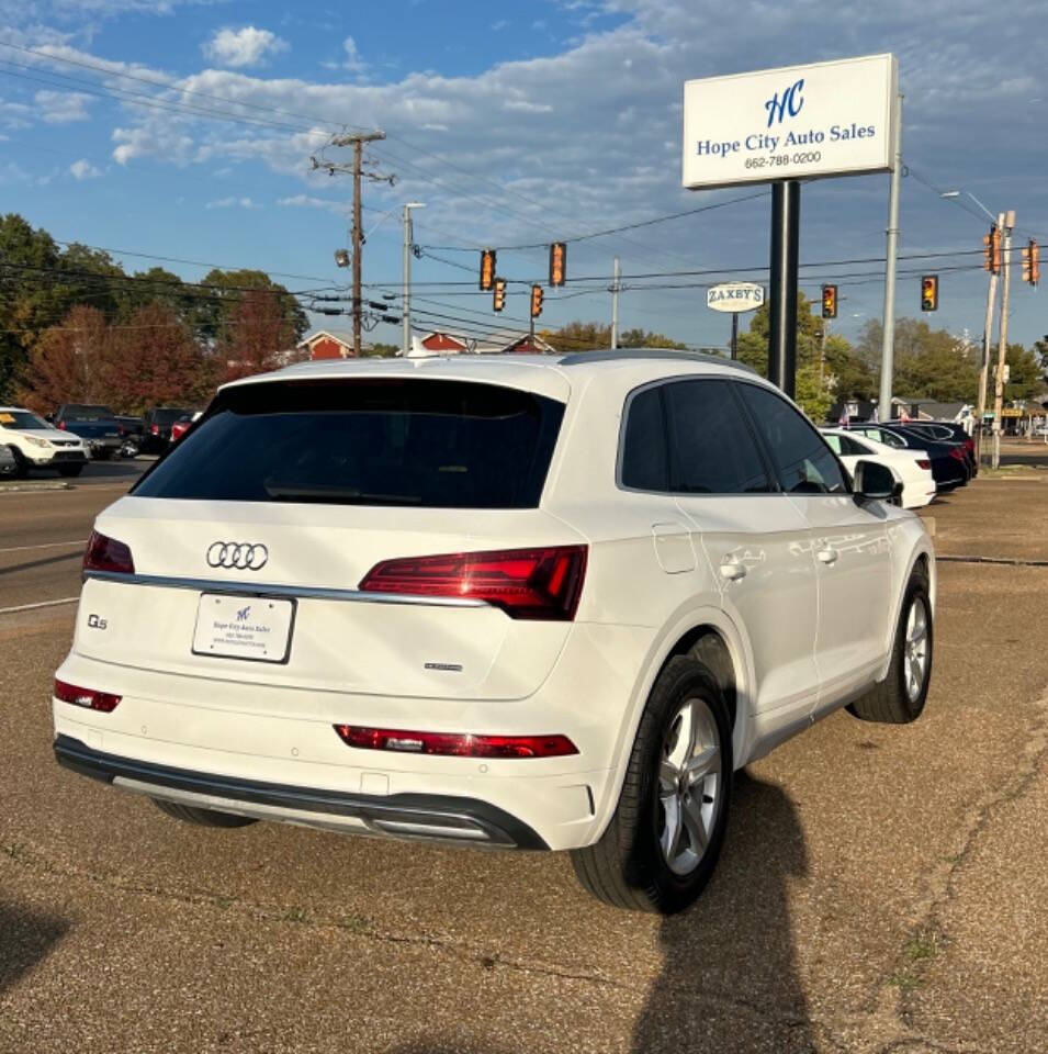 2021 Audi Q5 for sale at Hope City Auto Sales in Senatobia, MS