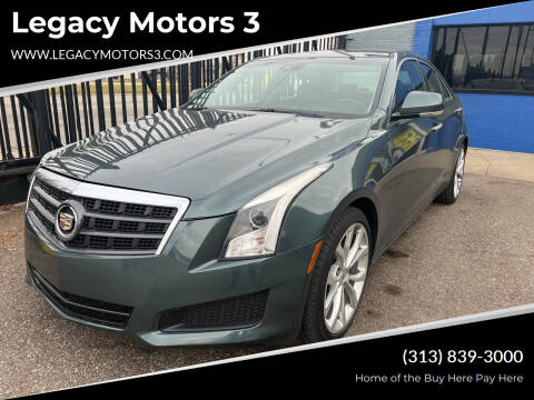 2013 Cadillac ATS for sale at Legacy Motors 3 in Detroit MI