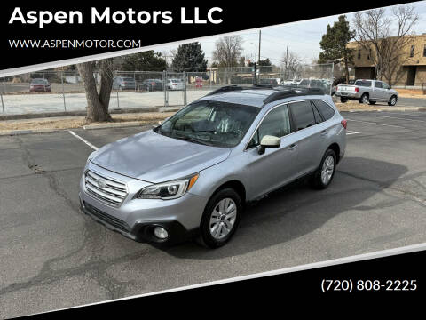 2015 Subaru Outback for sale at Aspen Motors LLC in Denver CO