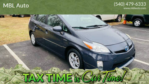 2011 Toyota Prius for sale at MBL Auto & TRUCKS in Woodford VA
