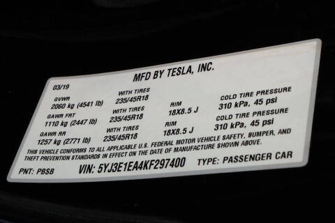 2019 Tesla Model 3