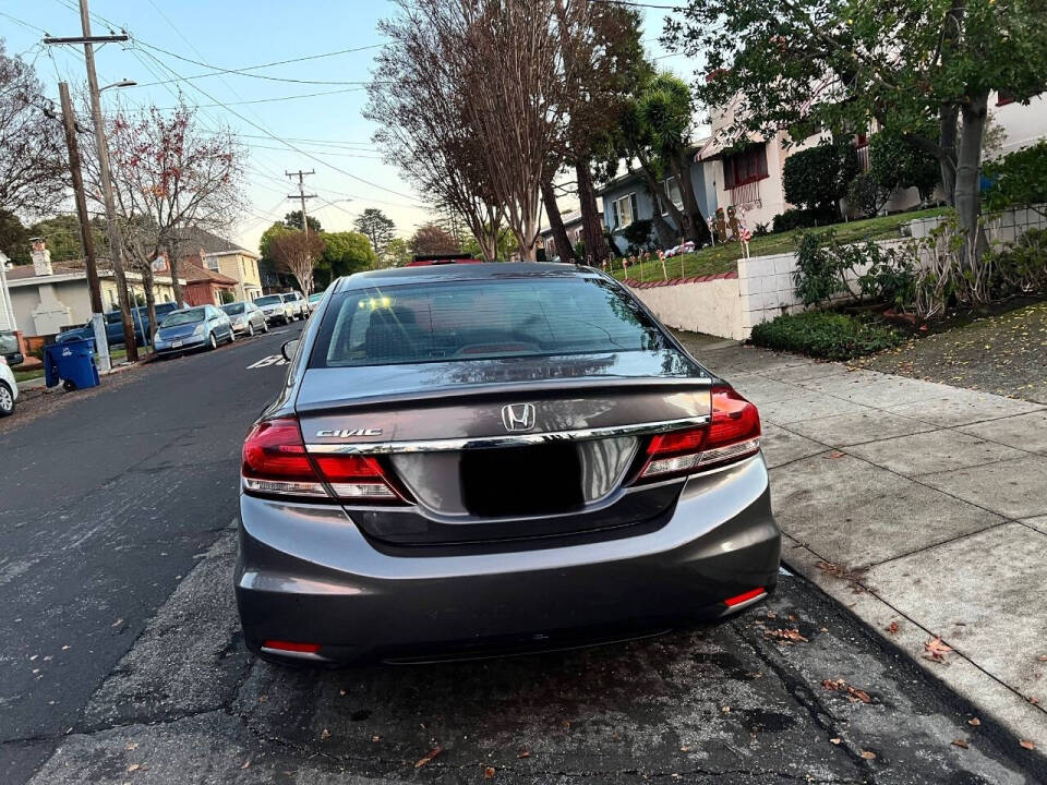 2014 Honda Civic for sale at Sorrento Auto Sales Inc in Hayward, CA