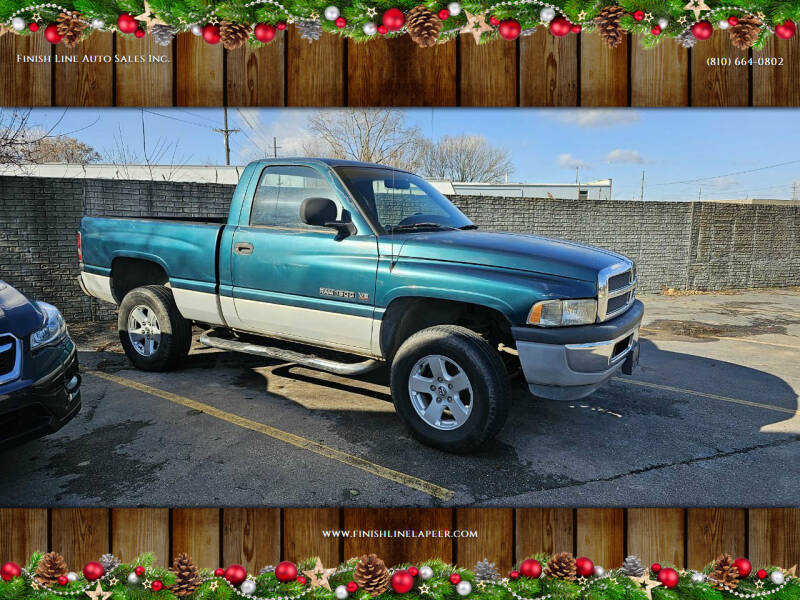 1999 Dodge Ram 1500 for sale at Finish Line Auto Sales Inc. in Lapeer MI