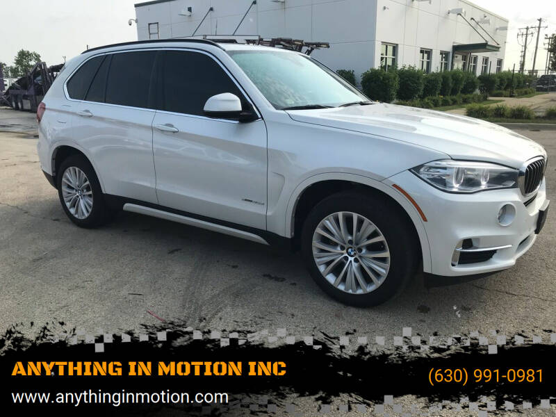2015 BMW X5 for sale at ANYTHING IN MOTION INC in Bolingbrook IL