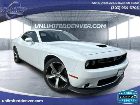 2019 Dodge Challenger for sale at Unlimited Auto Sales in Denver CO