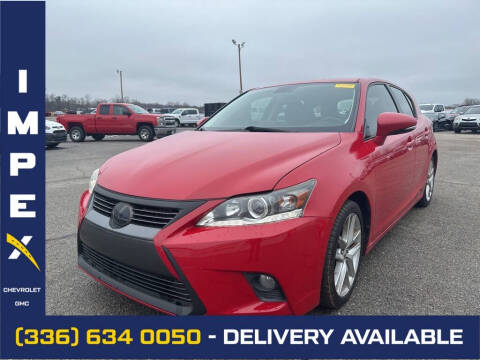 2015 Lexus CT 200h for sale at Impex Chevrolet GMC in Reidsville NC