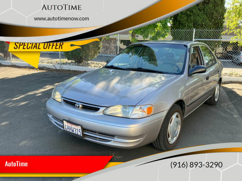 2000 Toyota Corolla for sale at AutoTime in Sacramento CA