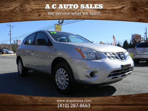 2013 Nissan Rogue for sale at A C Auto Sales in Elkton MD