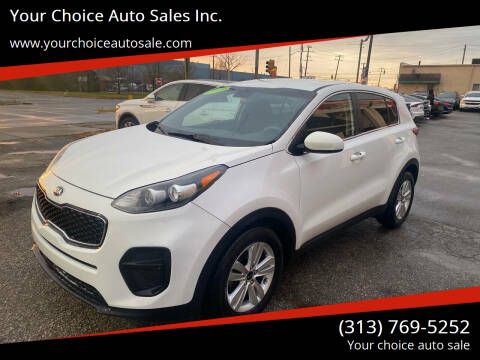 2019 Kia Sportage for sale at Your Choice Auto Sales Inc. in Dearborn MI