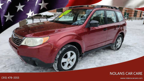 2010 Subaru Forester for sale at Nolans Car Care in Syracuse NY