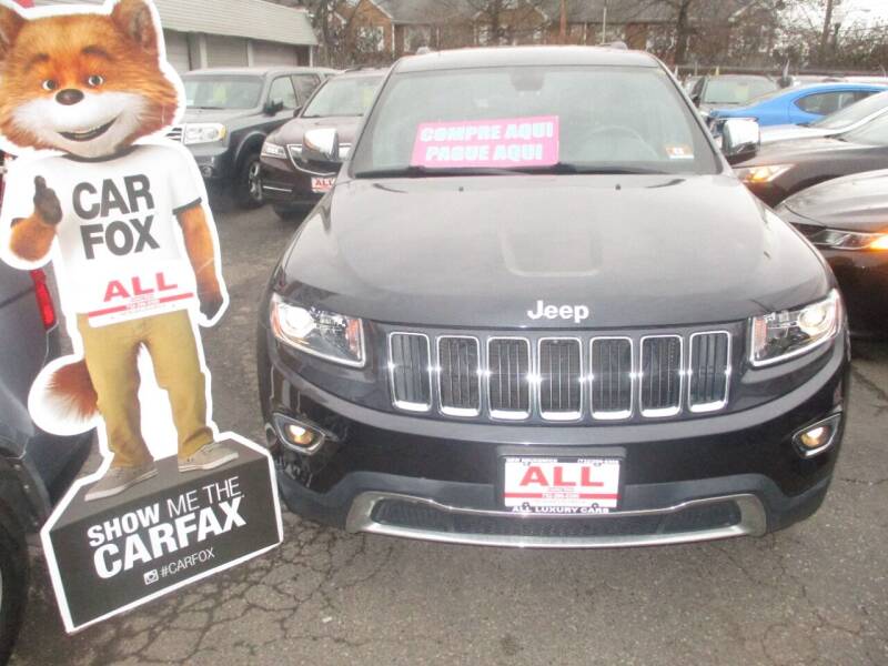2014 Jeep Grand Cherokee for sale at ALL Luxury Cars in New Brunswick NJ