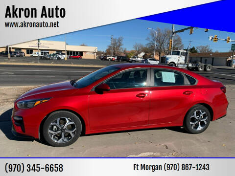 2021 Kia Forte for sale at Akron Auto - Fort Morgan in Fort Morgan CO