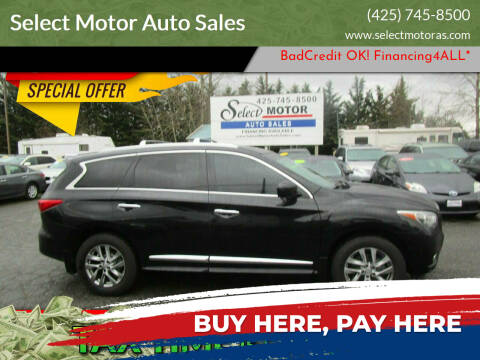 2013 Infiniti JX35 for sale at Select Motor Auto Sales in Lynnwood WA