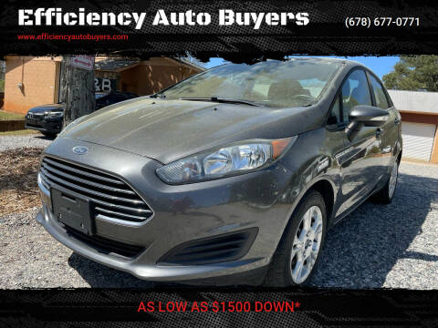 2016 Ford Fiesta for sale at Efficiency Auto Buyers in Milton GA