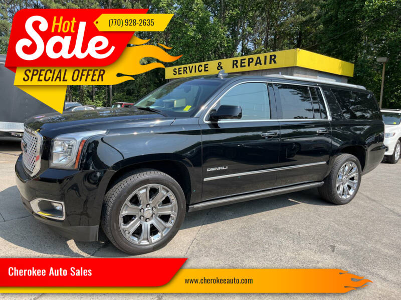 2017 GMC Yukon XL for sale at Cherokee Auto Sales in Acworth GA