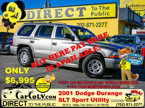 2001 Dodge Durango for sale at The Car Company in Las Vegas NV