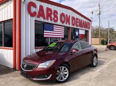 2016 Buick Regal for sale at Cars On Demand 3 in Pasadena TX