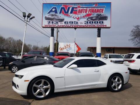 2015 Chevrolet Camaro for sale at ANF AUTO FINANCE in Houston TX