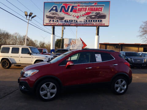2015 Buick Encore for sale at ANF AUTO FINANCE in Houston TX